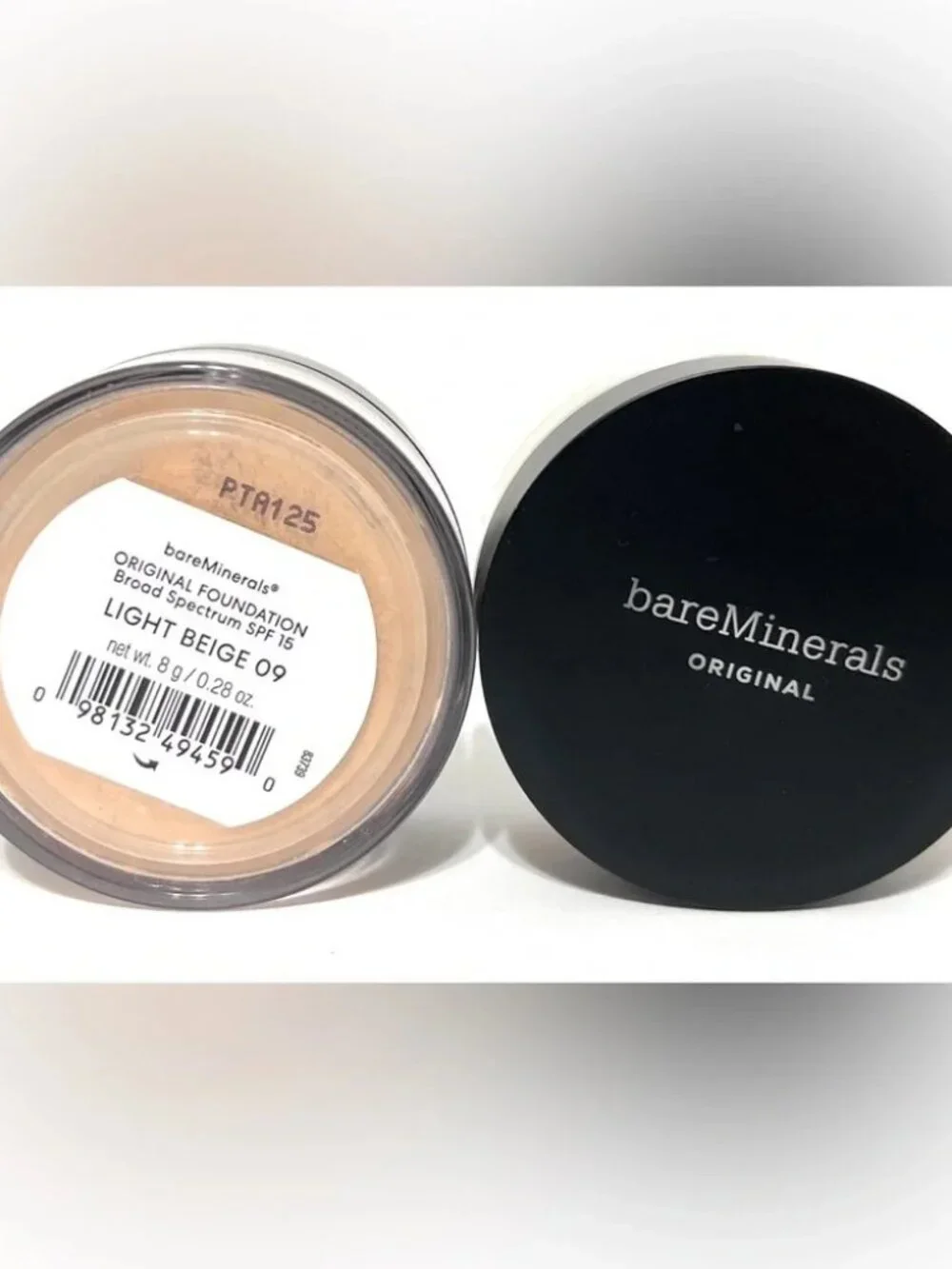 bareMinerals ORIGINAL Loose Powder Foundation SPF 15 LIGHT BEIGE 09 0.28 oz